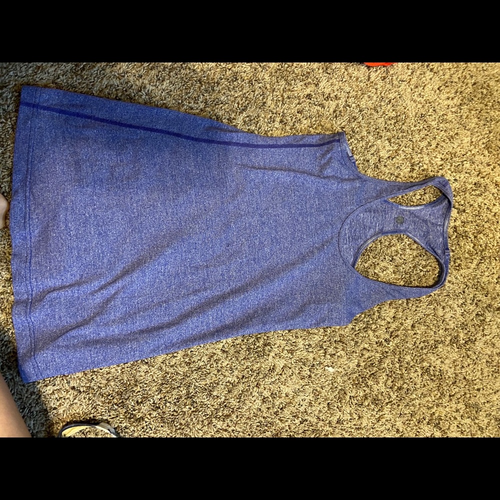 Lululemon blue tank top size 4